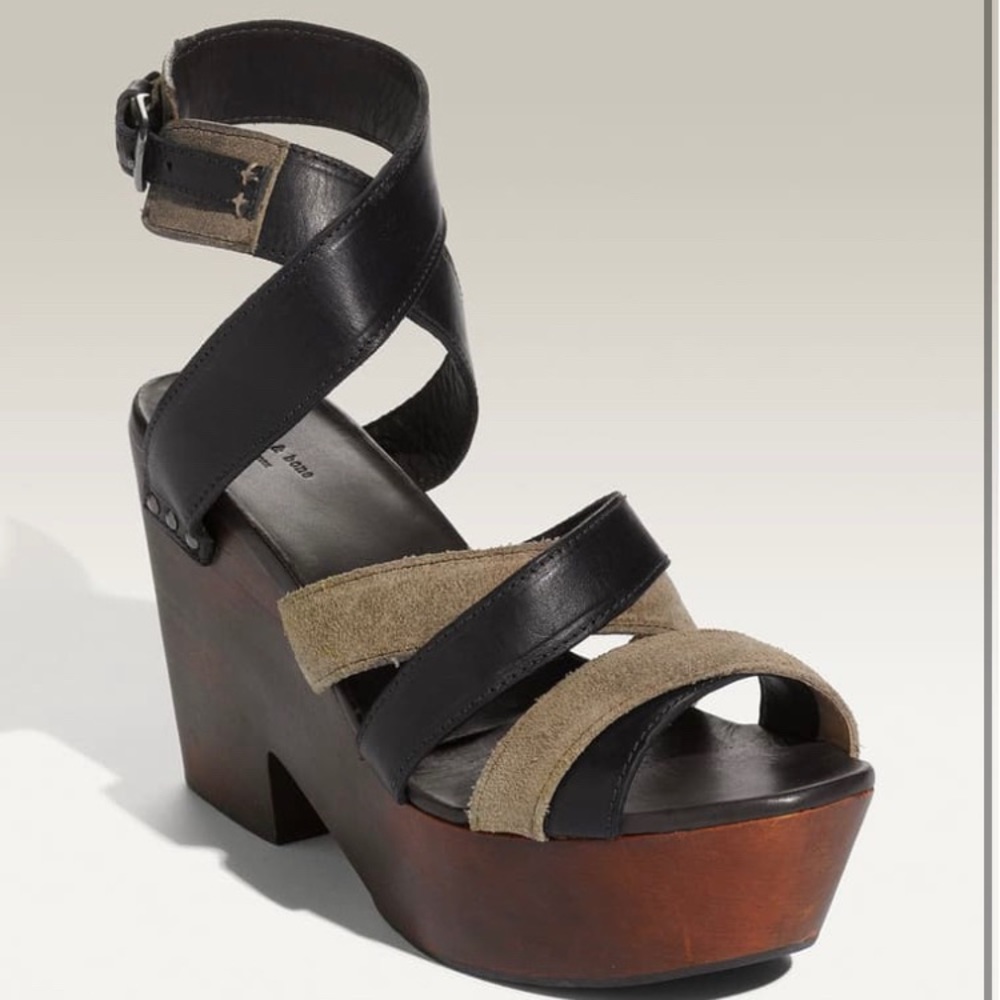 Rag & Bone Addington Wedge Sandals 38 8 new NIB
